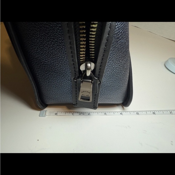 Coach Color Block Pebbled Leather Dreamer Tote Dreamer 36 Metallic - Picture 13 of 15